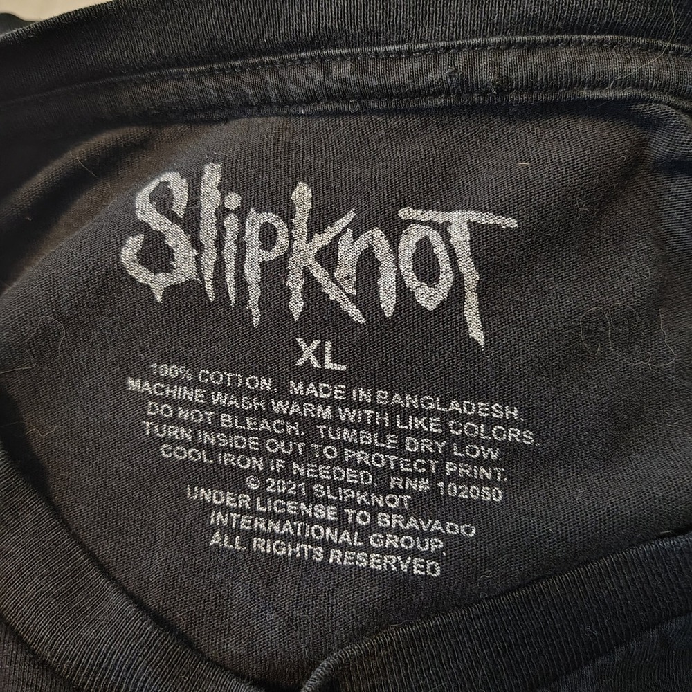 Slipknot Subliminal Verses World Tour 2005 Graphic T-Shirt Mens XL Black 2021 Re - Picture 5 of 7